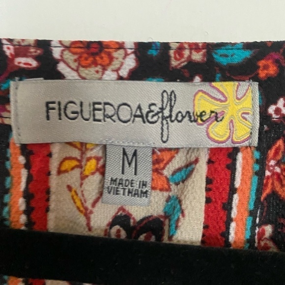 Ladies tunic, medium, BoHo floral top - Picture 3 of 5